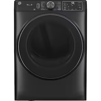 GE 7.8-cu ft Stackable Vented Electric Dryer with Steam Cycle ( Carbon Graphite ) | Lowe's