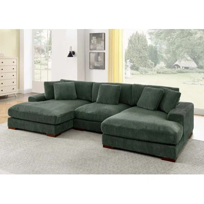 Cabbar 3-Piece Upholstered Sectional | Wayfair North America