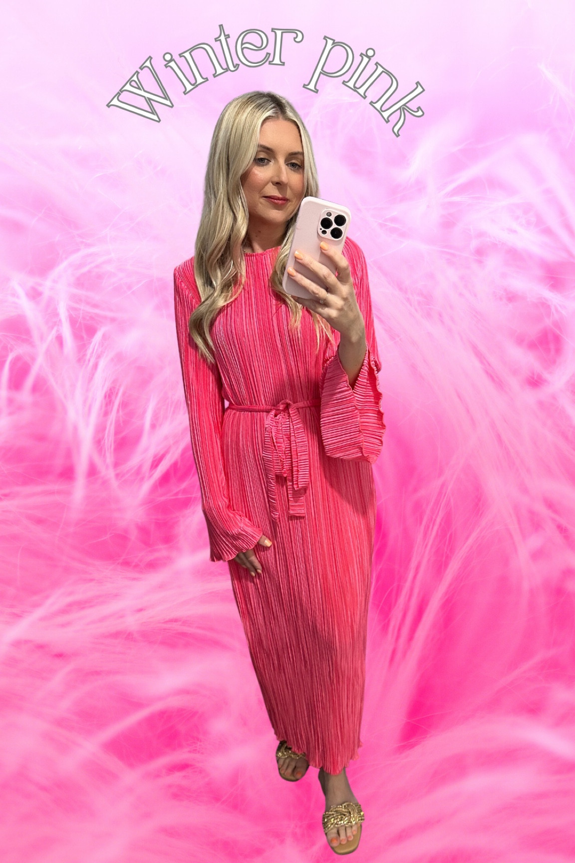 Pink for the holidays 🎀🩷❄️ 

#LTKStyleTip #LTKSeasonal #LTKHoliday