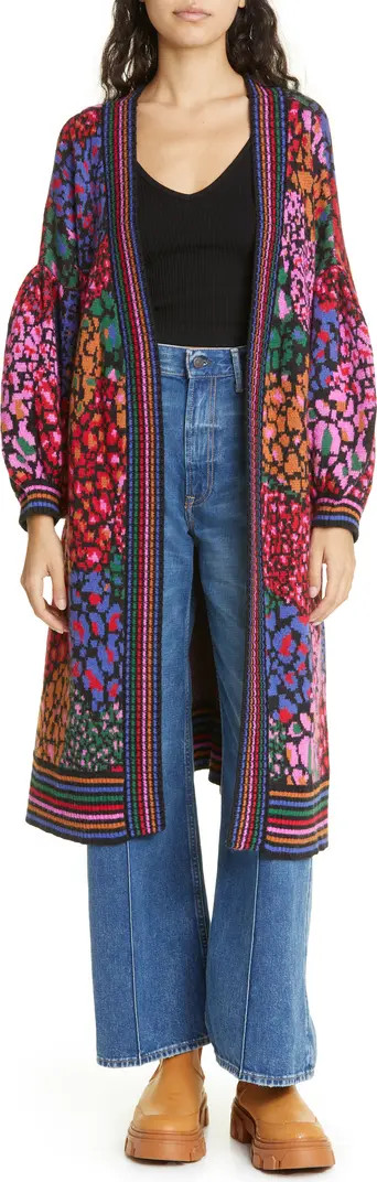 Rainbow Hearts Long Cardigan | Nordstrom