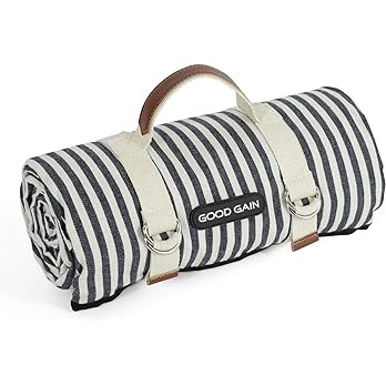 G GOOD GAIN Waterproof Picnic Blanket Portable with Carry Strap for Beach Mat or Family Outdoor C... | Amazon (US)