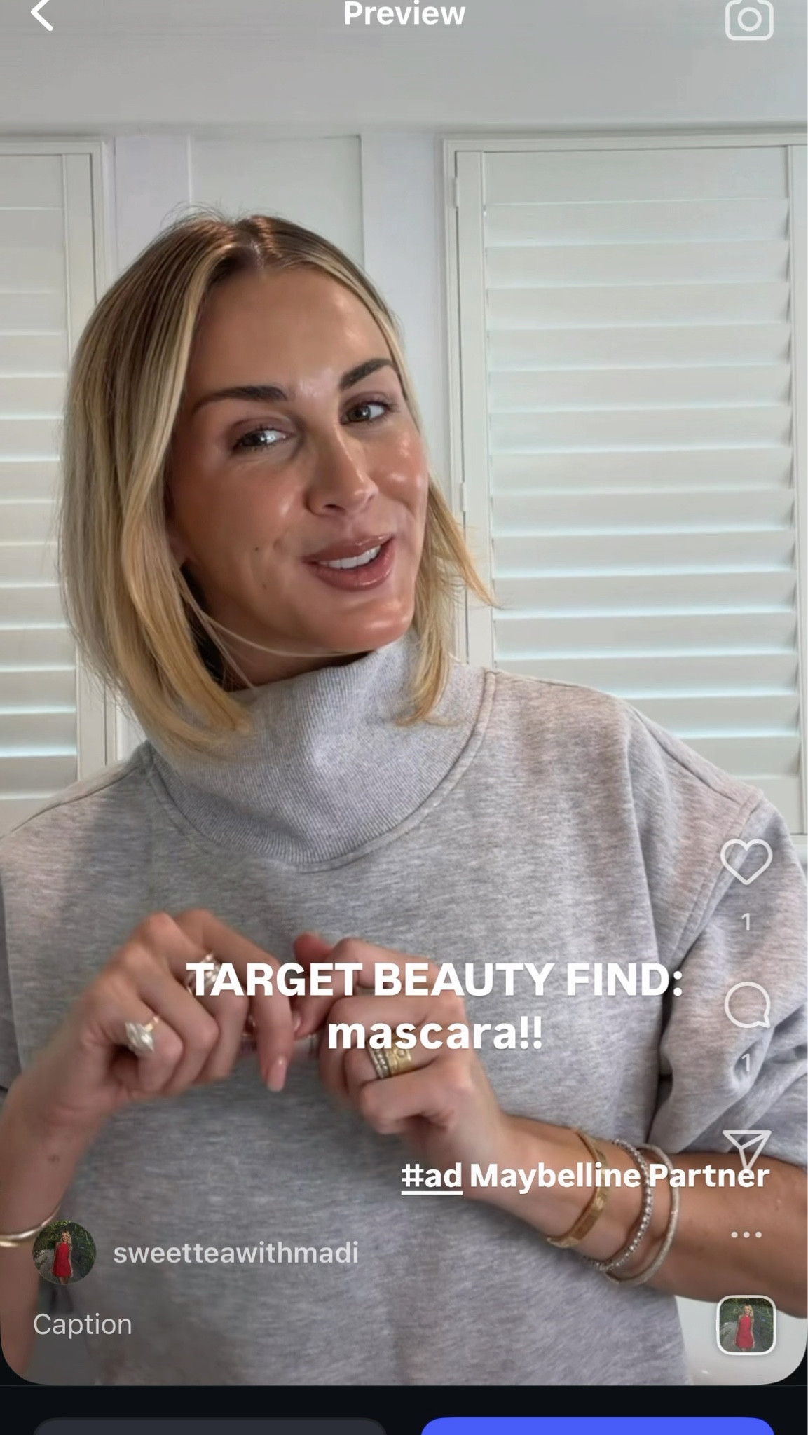 #AD #MaybellinePartner new mascara I’m loving! Shade: blackest black @maybelline @target #TargetPartner #Target