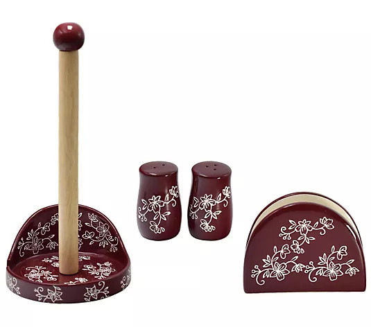 Temp-tations 3-Piece Countertop Accessory Set | QVC
