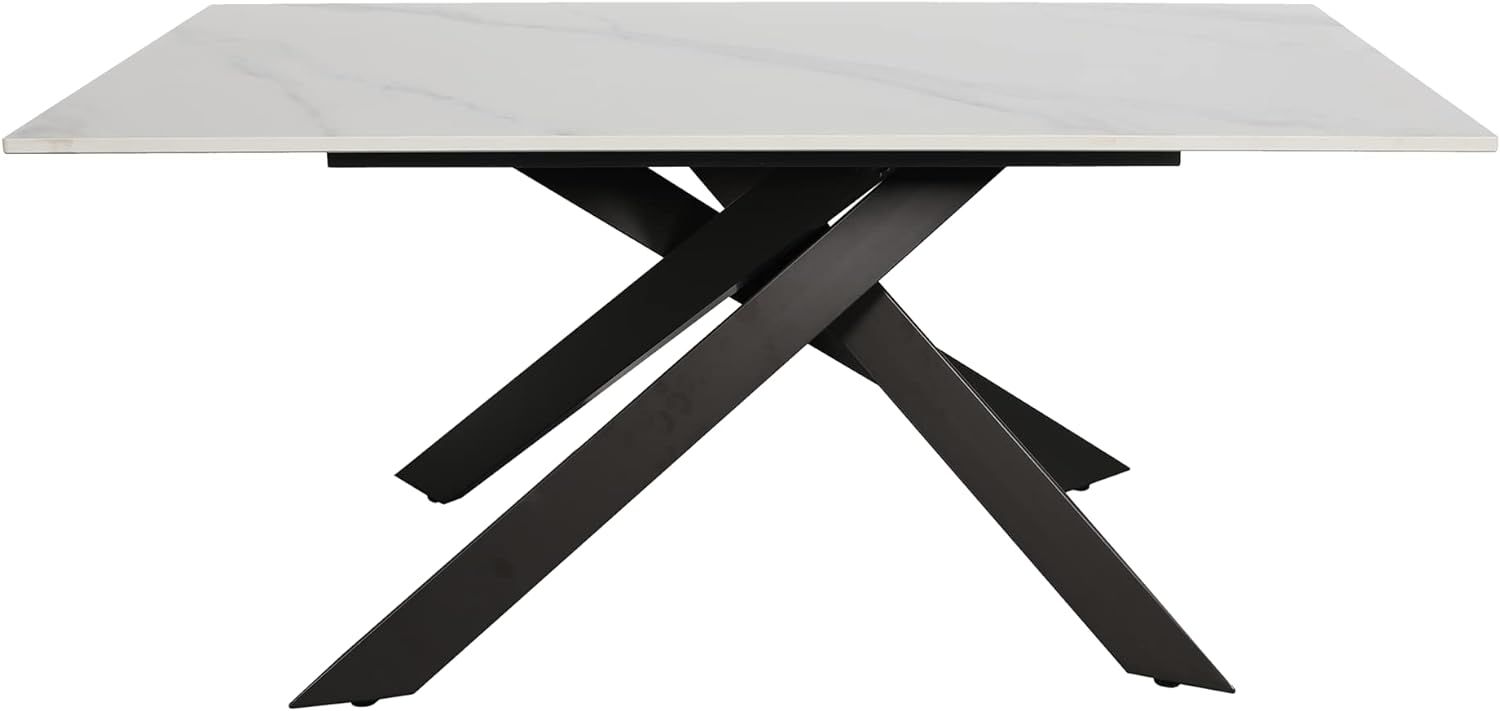 Acanva Coffee Tables Stable Metal Frame & Scratch-Resistant Sintered Stone Tabletop for Living Ro... | Amazon (US)