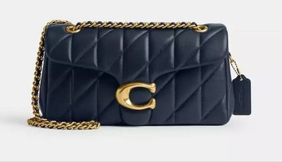 COACH Tabby Shoulder Bag 26 - Quilted CP150 Dark Navy | eBay US