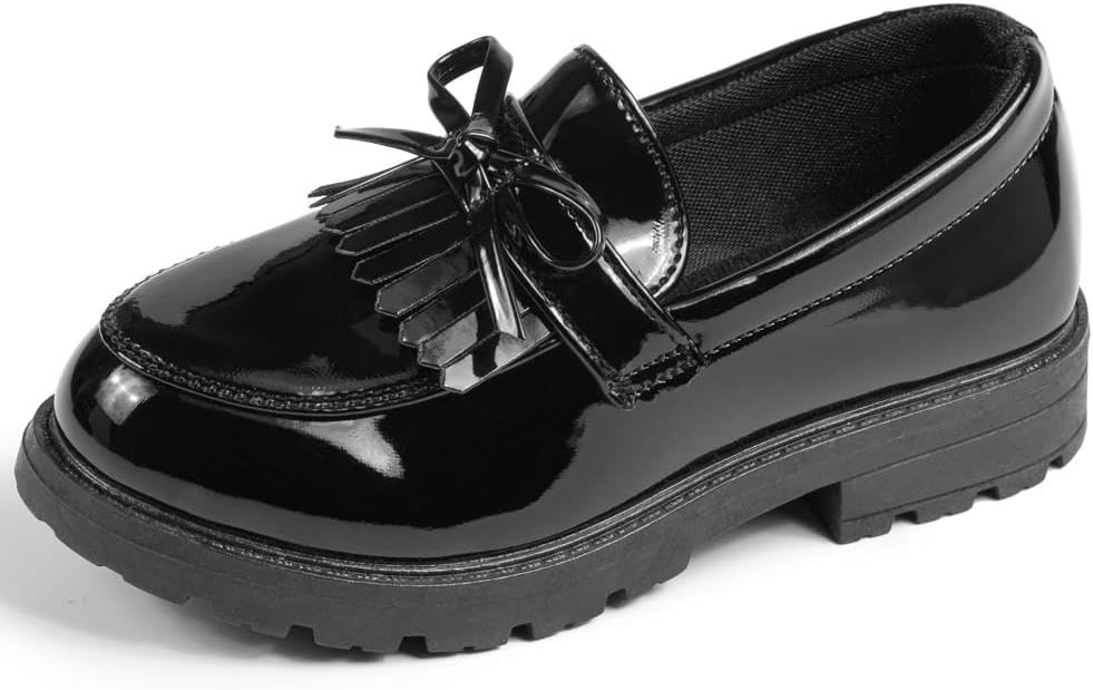 KIDSUN Toddler Boy’s Girl’s Dress Shoes Comfort Lace-Up Oxford School Uniform Shoes Loafer Fl... | Amazon (US)