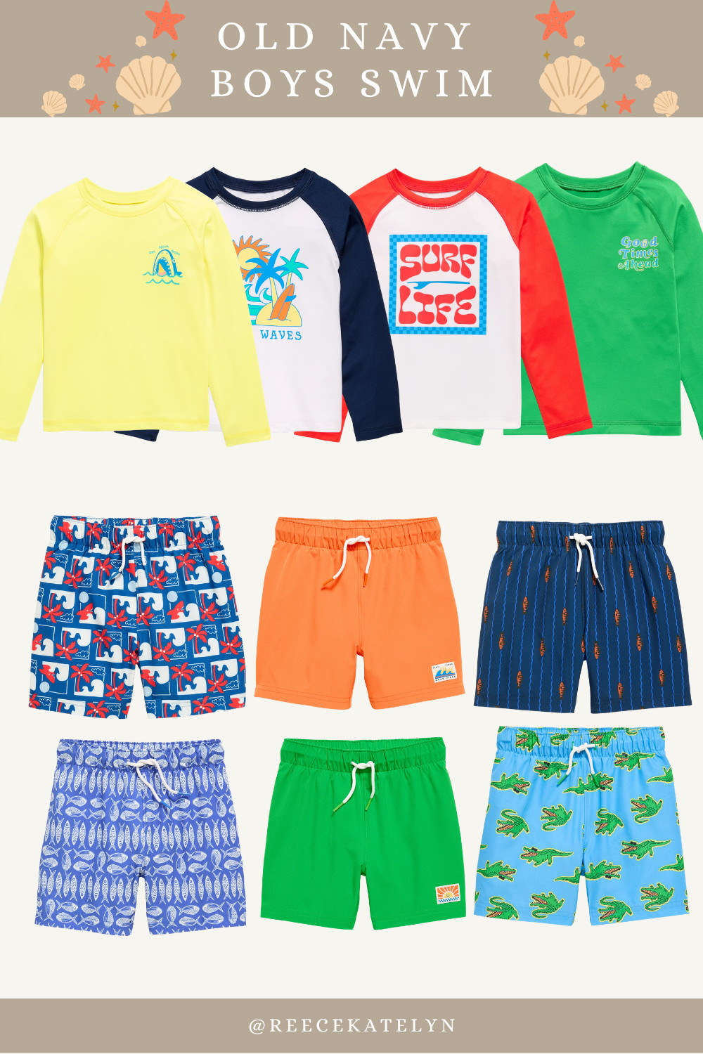 toddler boy swimwear from Old Navy ☀️
sharing our favorite toddler rash guard sets + swimsuits (UPF 50, comfy & affordable)

these are perfect toddler boy swim outfits for summer, beach days & pool days 🤍

#toddlerboyswim #oldnavykids #oldnavyfinds #toddlerstyle #momlife #ltkfamily #ltkunder50 

 