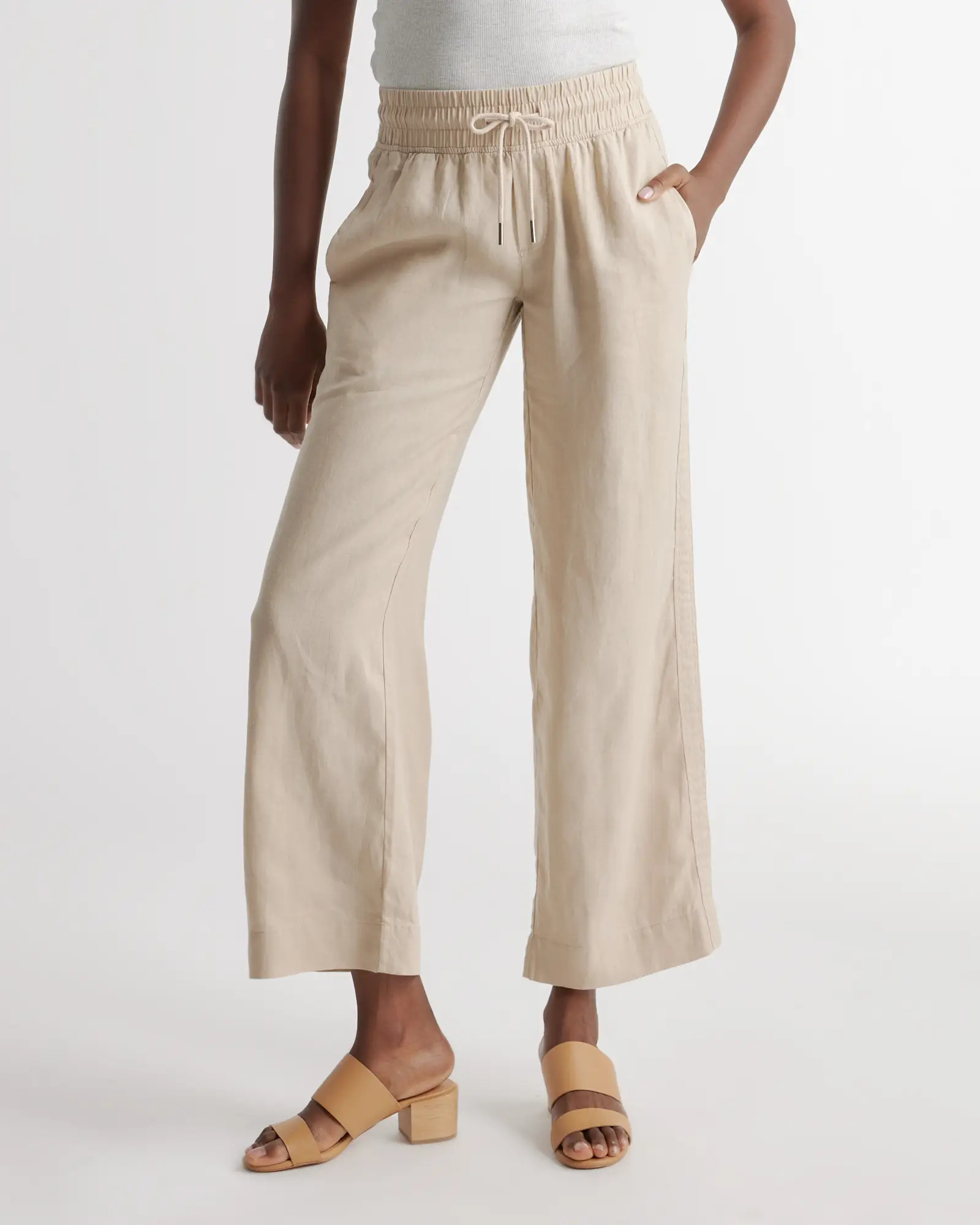 100% European Linen Wide Leg Pant | Quince