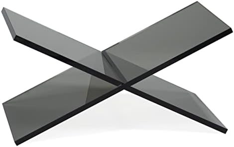 Red Co. Transparent Grey Acrylic Book Holder 2 Piece Reading Stand for Open and Closed Books, Magazi | Amazon (US)