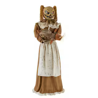 5.5 ft. Halloween Classics Animated LED Sitter of Souls | The Home Depot