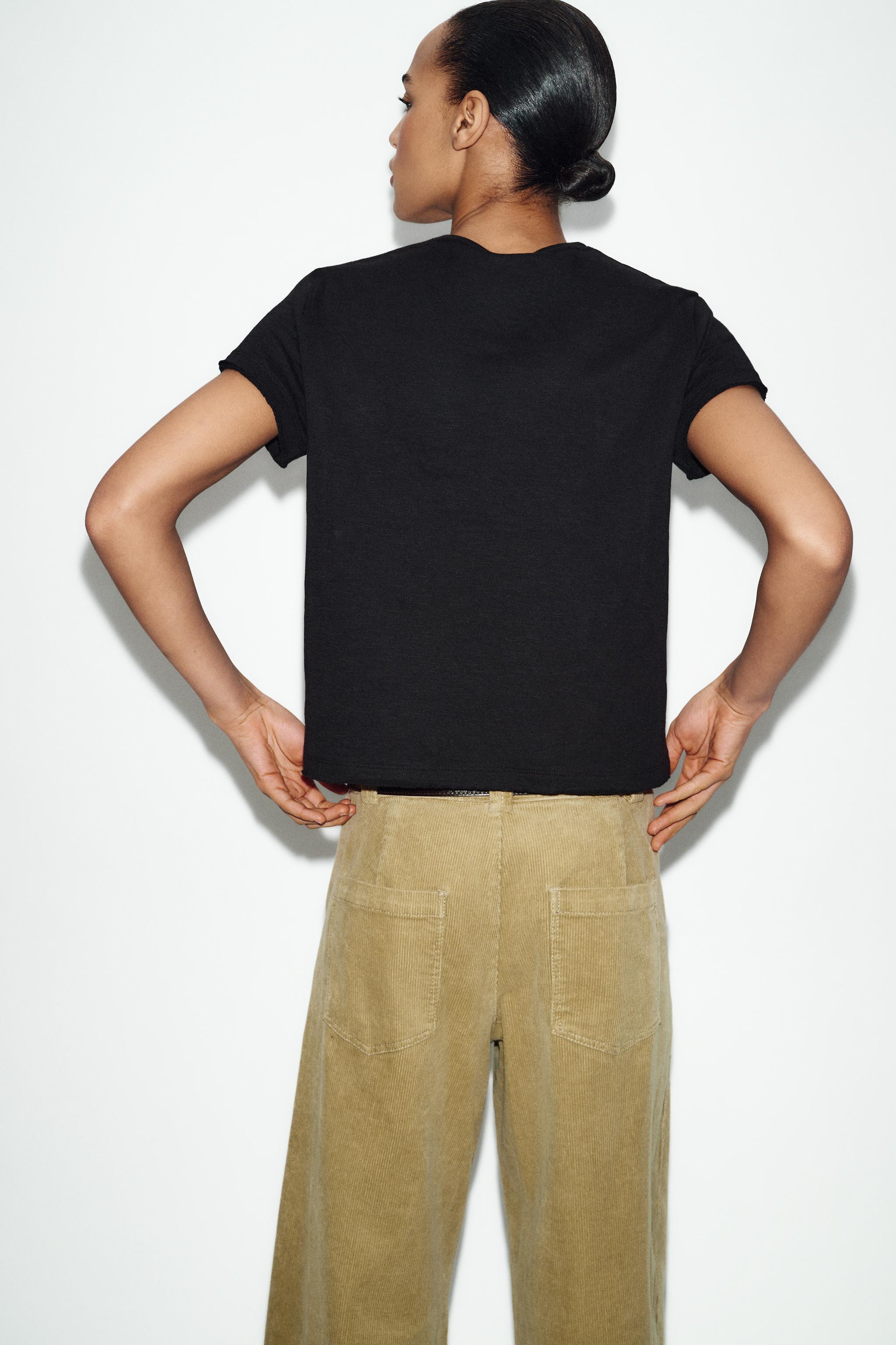 COTTON SHORT SLEEVE T-SHIRT | Zara US
