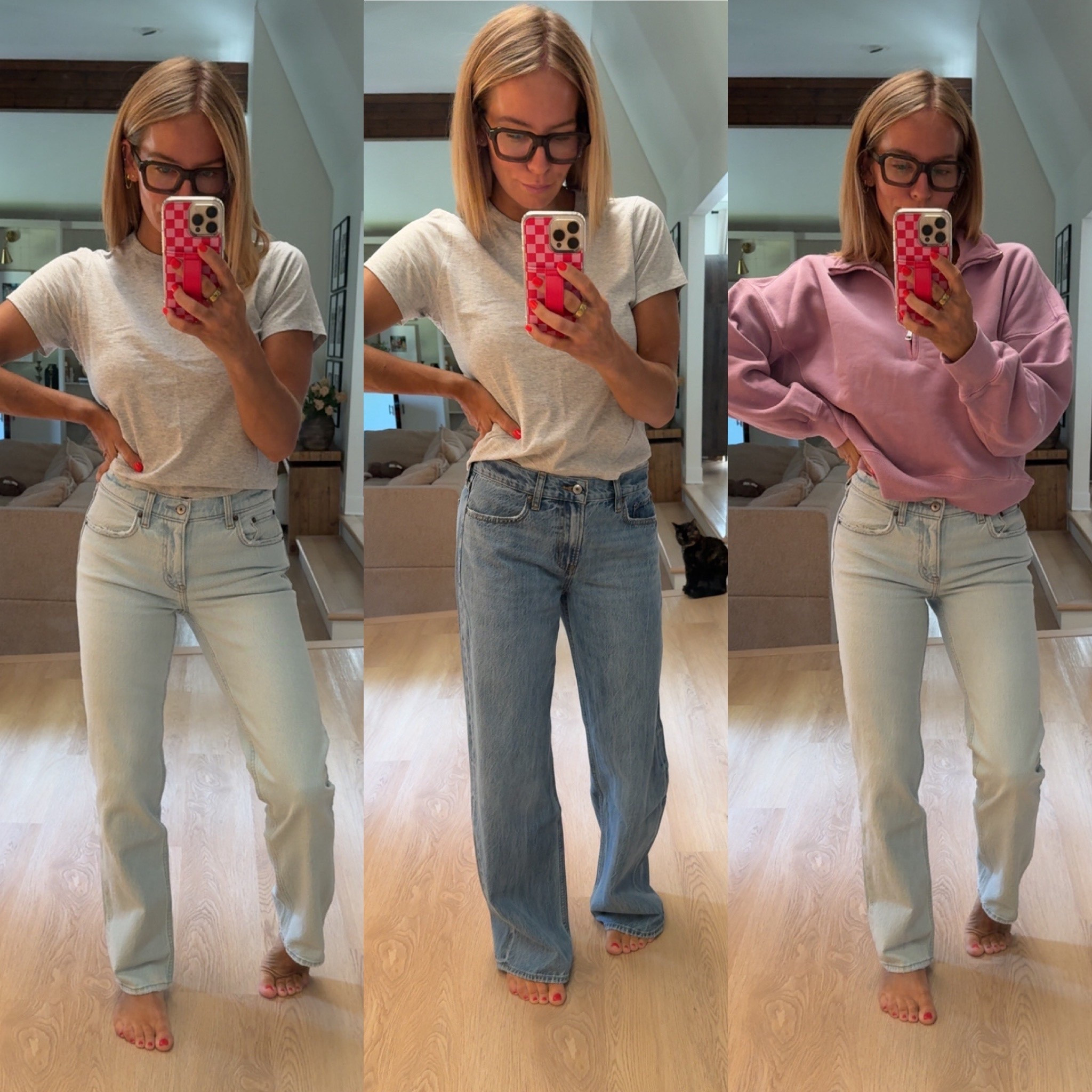 Use code DENIMAF for an additional 15% off @abercrombie’s viral denim sale! 

Tops: small
Denim: 26
*loose pair runs a little big- I would prefer a 25
#gifting #abercrombie 

#LTKSaleAlert