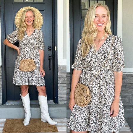 Summer rodeo country concert date night outfit idea. Size small dress. Boots are on clearance! 

#LTKFindsUnder50 #LTKSaleAlert #LTKStyleTip