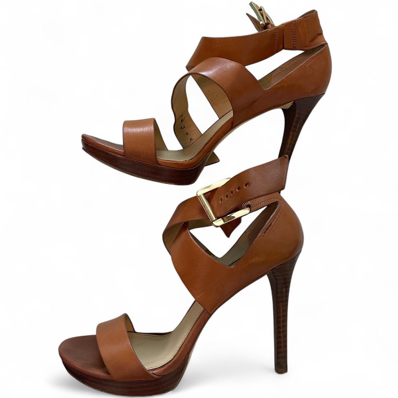 Michael Kors Women's Sandals - Brown/Tan - US 9.5 | Depop US