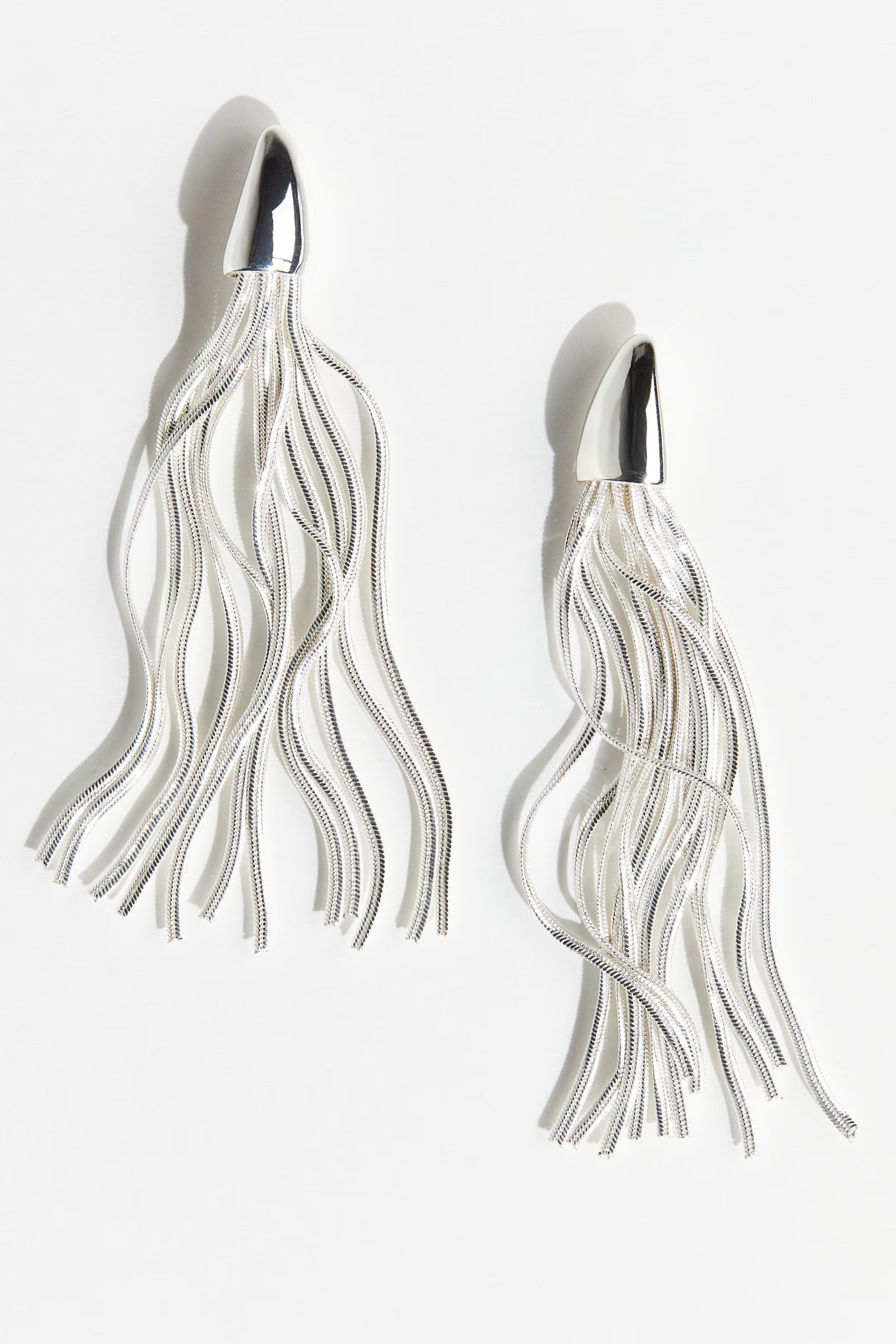 Snake Chain Earrings - Silver-colored - Ladies | H&M US | H&M (US + CA)