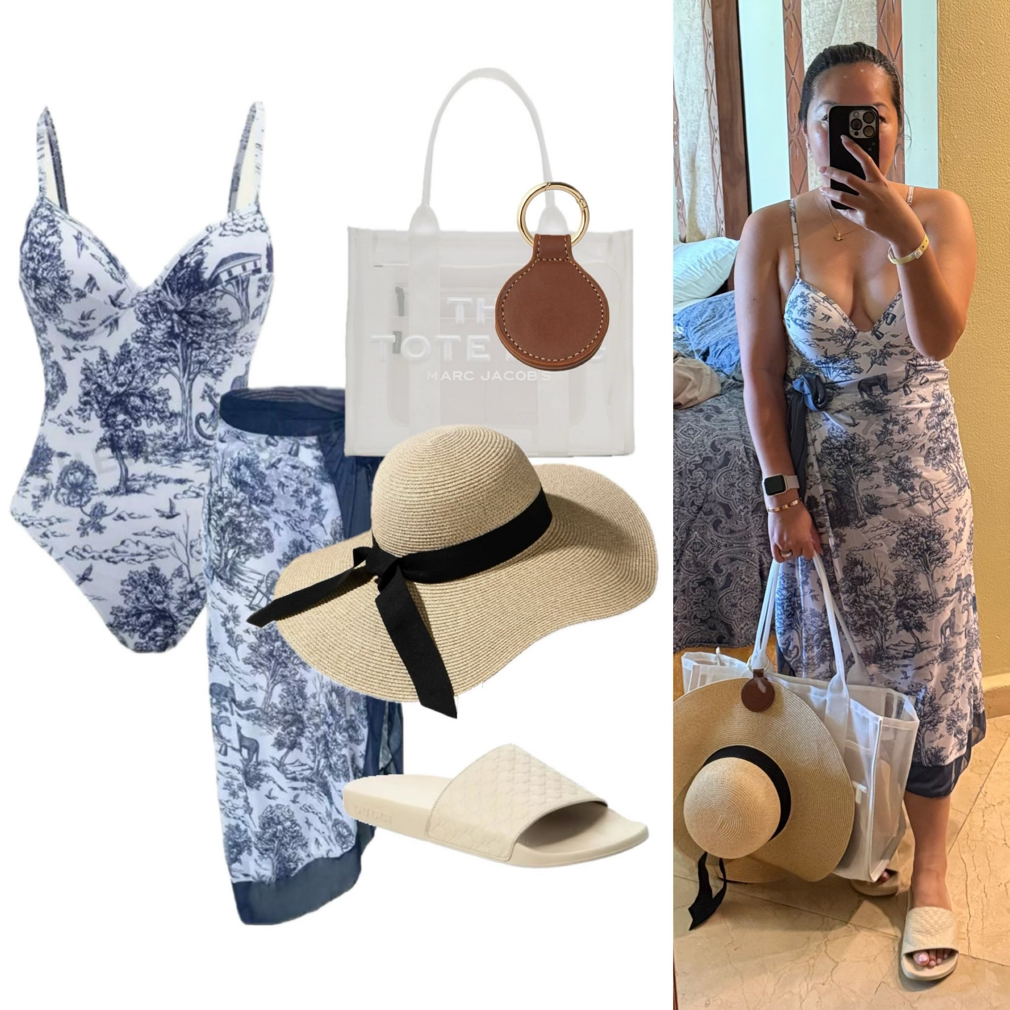 Amazon - bathing suit 👙, hat 👒, hat clip
Sandals - 🩴 Gucci
Bag - 💼 Marc Jacob 

#LTKItBag #LTKFindsUnder50