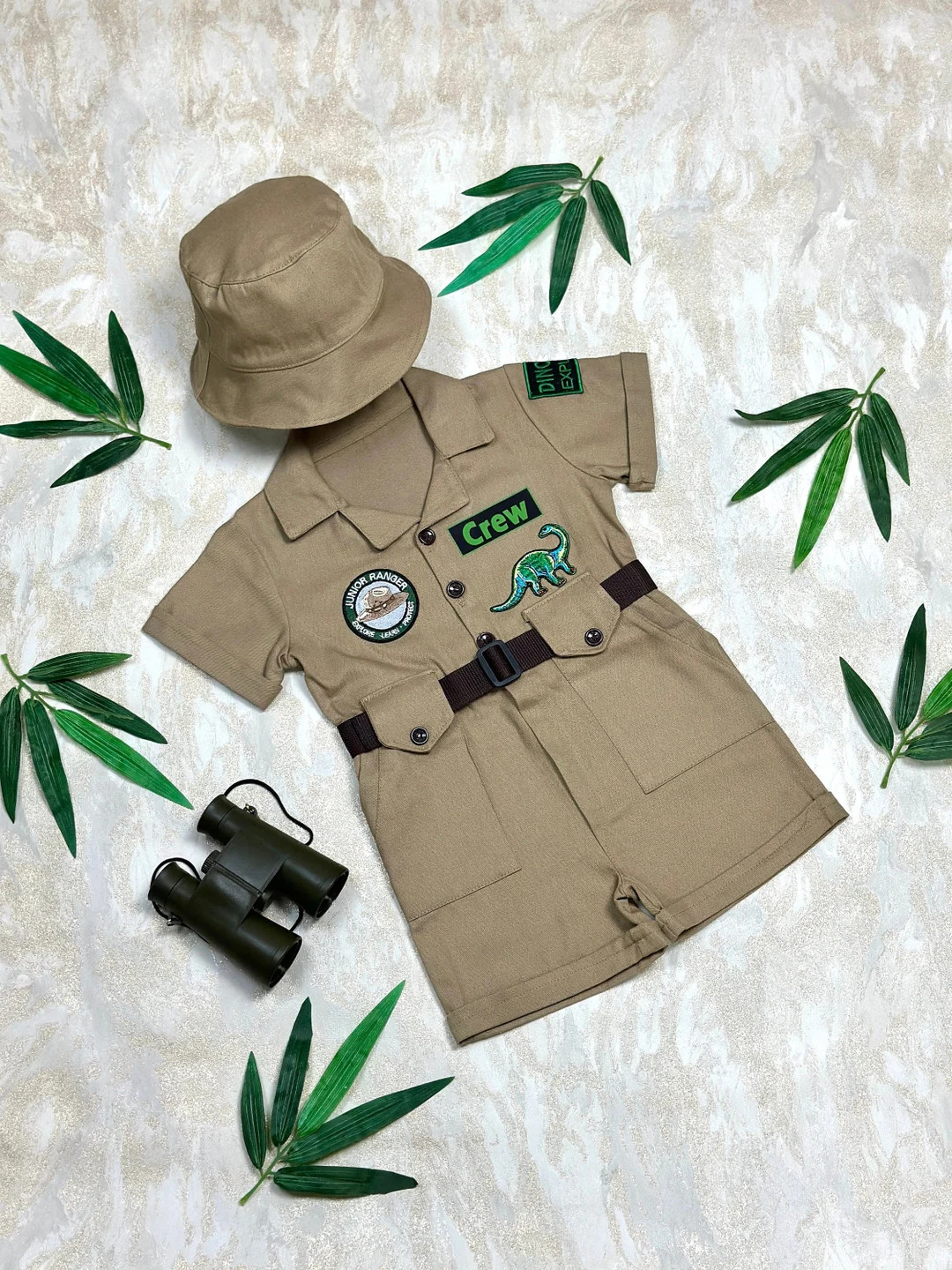 Dinosaur Safari Outfit Jurrasic Fancy Safari Costume for Kids Dinosaur Outfit for Kids Baby Dinos... | Etsy (US)