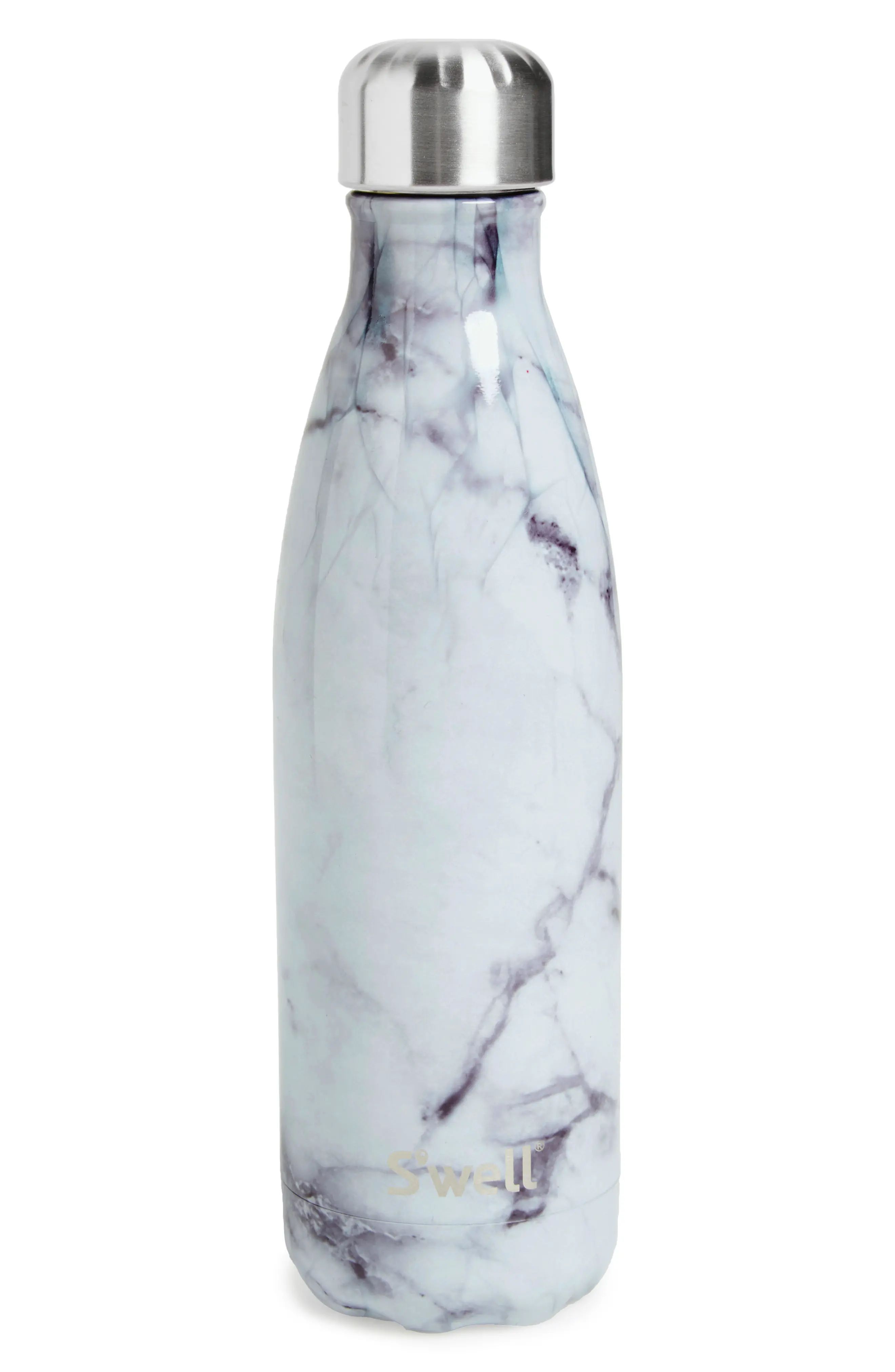 'White Marble' Insulated Stainless Steel Water Bottle | Nordstrom