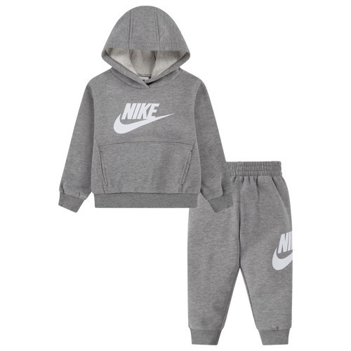 Boys Nike Nike NSW Club Fleece Set - Boys' Toddler White/Grey Size 2T | Kids Foot Locker (US)