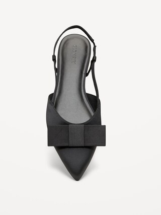 Bow Slingback Flats for Women | Old Navy (US)