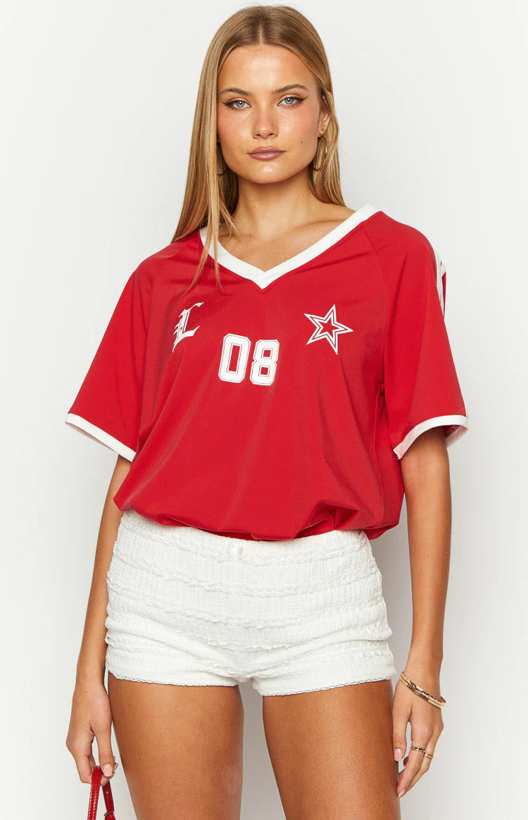 Lioness Spectate Poppy Red Top | Beginning Boutique (US)