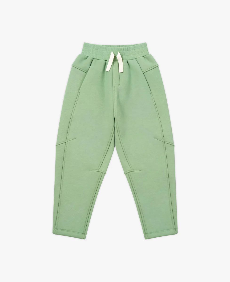 Recycled Fleece Sweatpants - Artichoke | Petite Revery