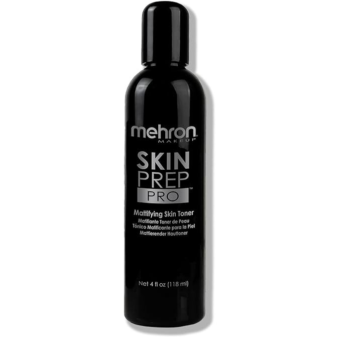 Mehron Makeup Skin Prep Pro Mattifying Skin Toner | Long Lasting Pre-Makeup Primer 4 fl oz (120 m... | Amazon (US)