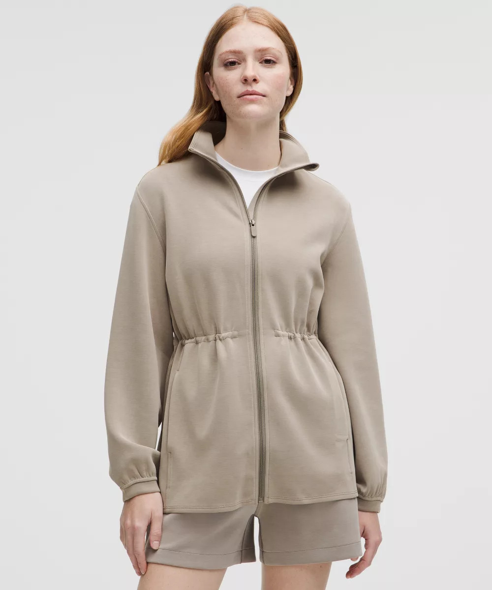 Softstreme Jacke mit Kordelzug in der Taille und durchgehendem Reißverschluss | lululemon DE