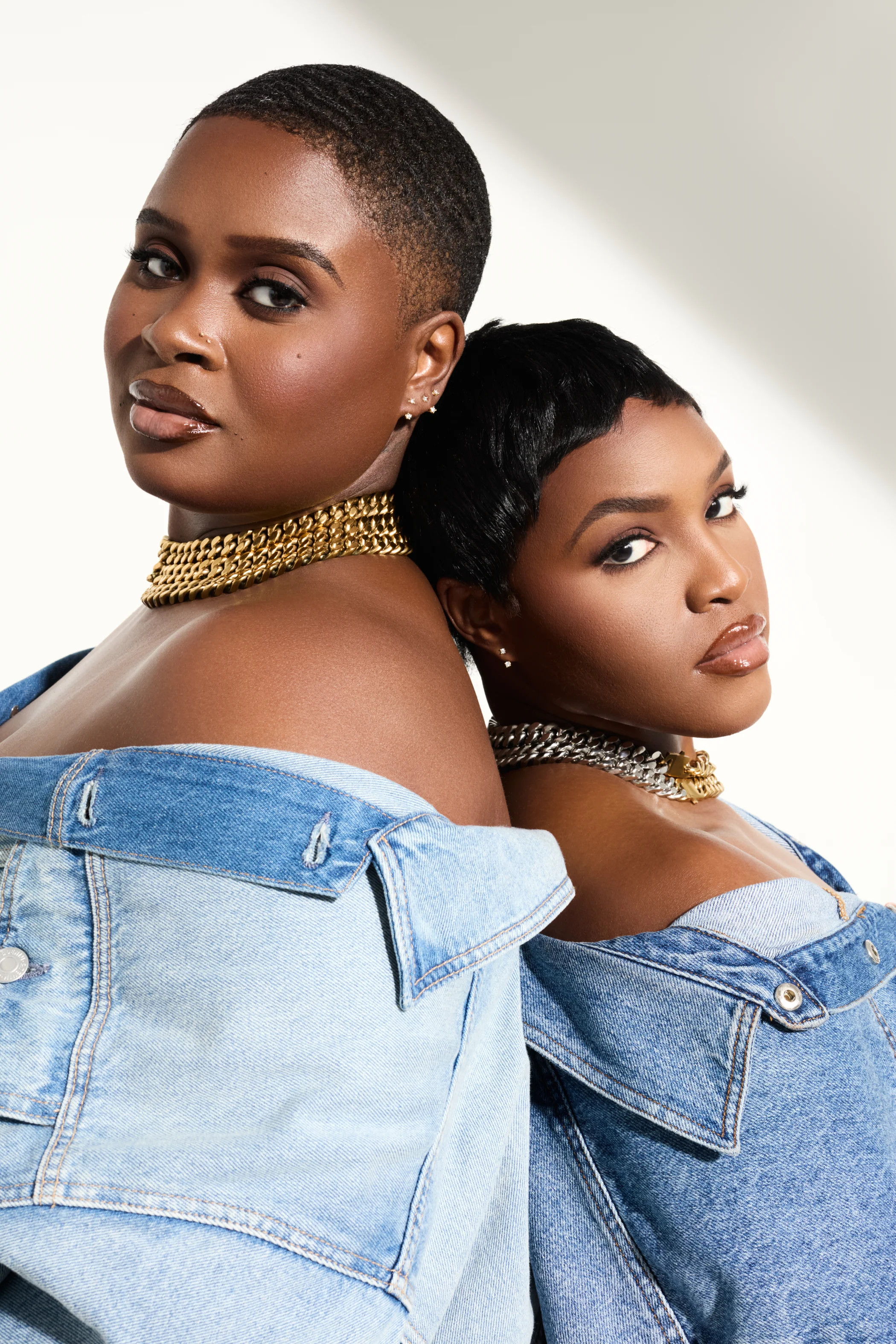 Chunky Cuban Necklace Mixd Metal | Garnished in Gold