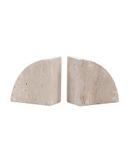 2pk 6in Travertine Bookends | Marshalls