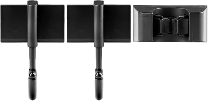 Duck Brand EasyMounts Heavy-Duty Drywall Garage Hook and Tool Holder Kit, Black | Amazon (US)