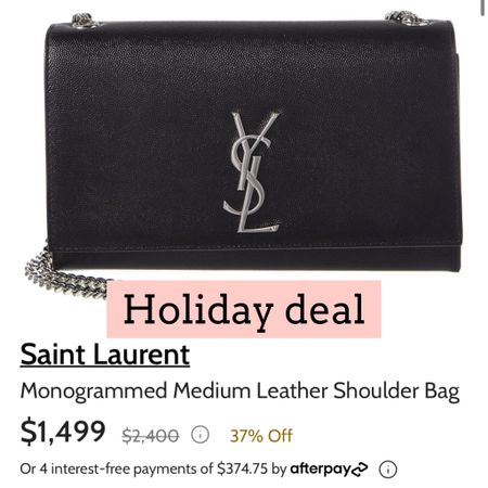 Gift for her. Saint Laurent shoulder bag 

#LTKGiftGuide #LTKitbag #LTKsalealert