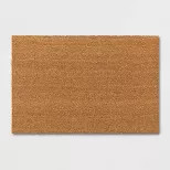 1'11x2'11" Solid Doormat Beige - Room Essentials™ | Target