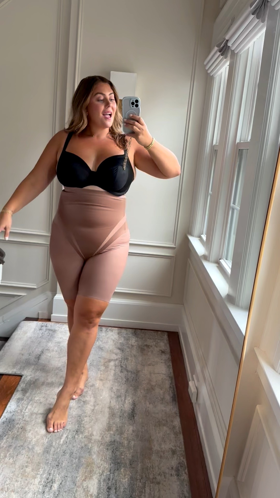 Wearing size 1X in shapewear shorts. Use CARALYN15 on your first order at Spanx. #SpanxPartner

#LTKStyleTip #LTKWedding #LTKPlusSize