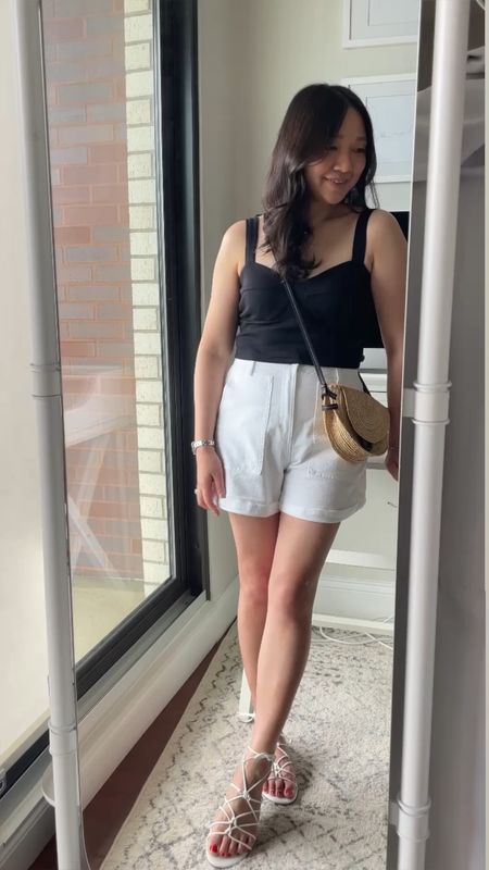 I'm sharing new reviews of affordable @walmartfashion finds over on www.whatjesswore.com. #WalmartPartner #ScoopStyle #WalmartFashion 

Blog post - https://www.whatjesswore.com/2023/06/scoop-summer-fashion-finds.html

Bralette top - I went up to size M for extra length
Shorts in size 2
Strappy sandals run true to size

Shirtdress in size 2

I'm 5' 2.5" and I currently weigh 118 pounds

#LTKunder50 #LTKstyletip #LTKSeasonal