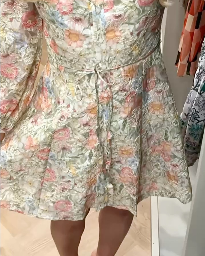 So cute - looks like Zimmermann!
RUNS SMALL across chest (wearing my usual XS but need small)


#LTKSeasonal