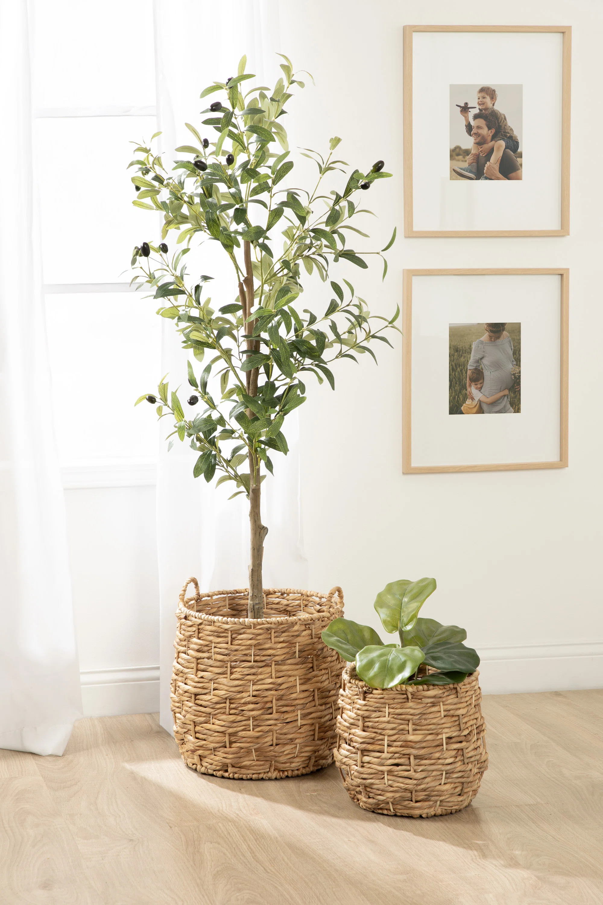 Two-Piece Woven Storage Basket Set | Wayfair North America