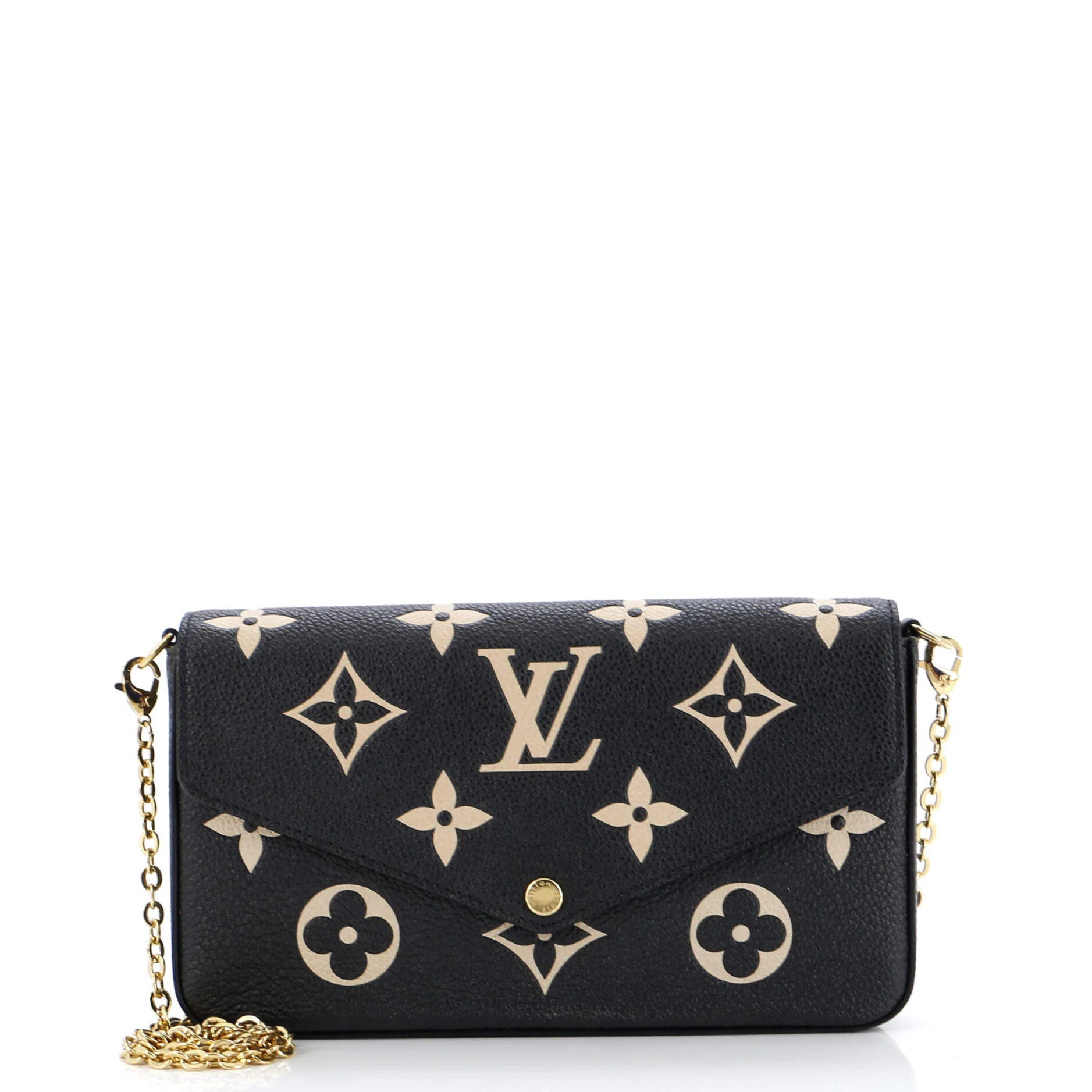 Felicie Pochette Bicolor Monogram Empreinte Giant | Shop Simon
