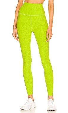 Beyond Yoga Spacedye Caught in the Midi High Waisted Legging in Matcha Green Lim from Revolve.com | Revolve Clothing (Global)