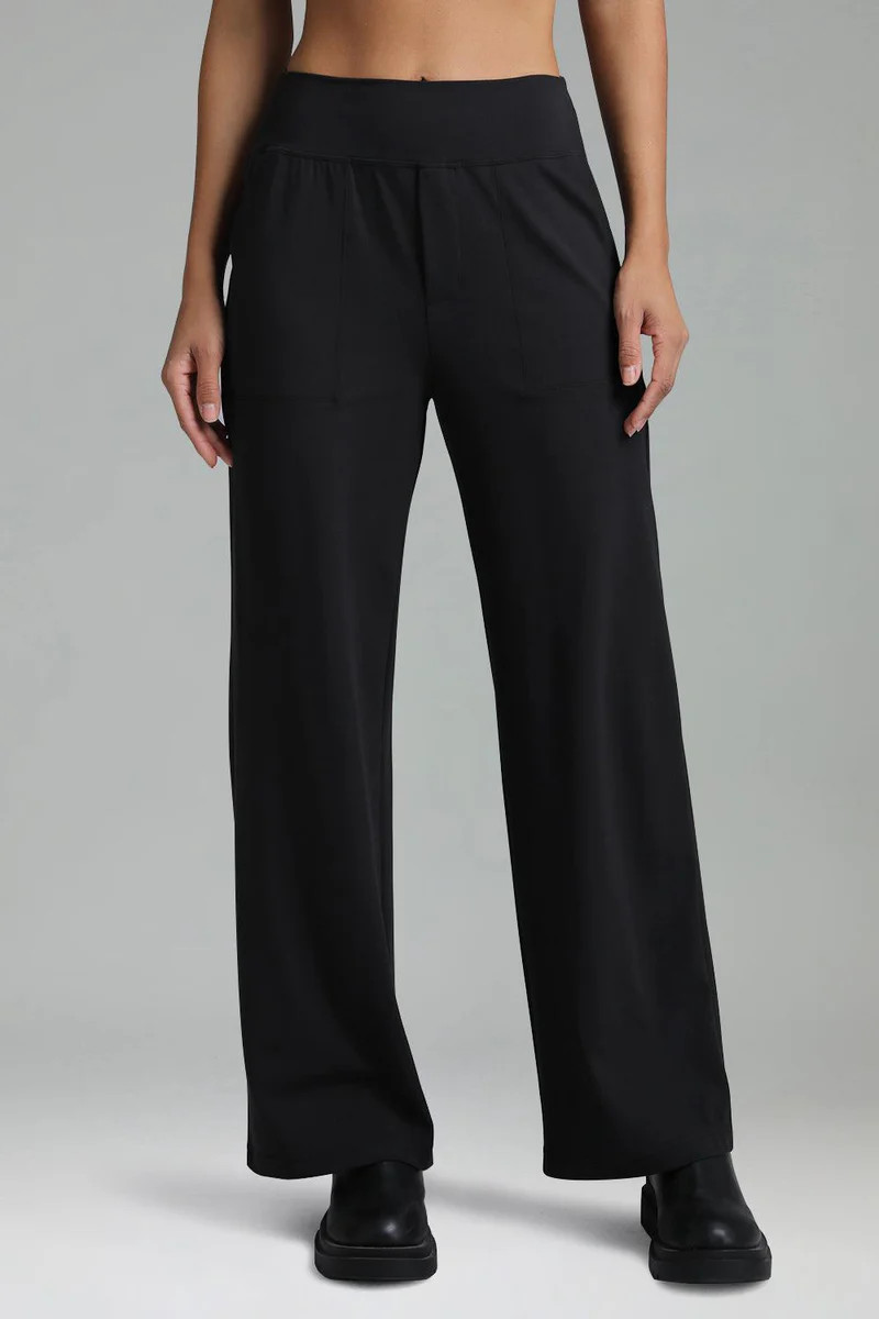 Dreamlux Mid Waisted Wide Leg Athletic Pants | Colorfulkoala