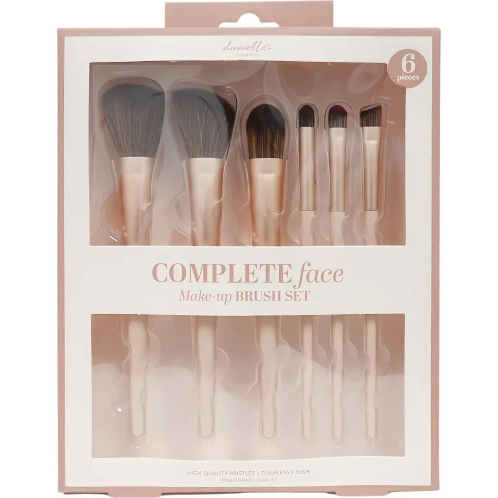 DANIELLE 6-Piece Makeup Brush Set (Nordstrom Exclusive) in Brown at Nordstrom Rack | Nordstrom Rack