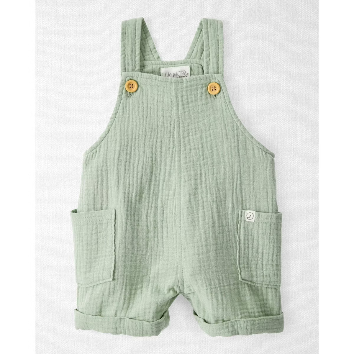 Little Planet by Carter's Organic Baby Gauze Shortalls | Target