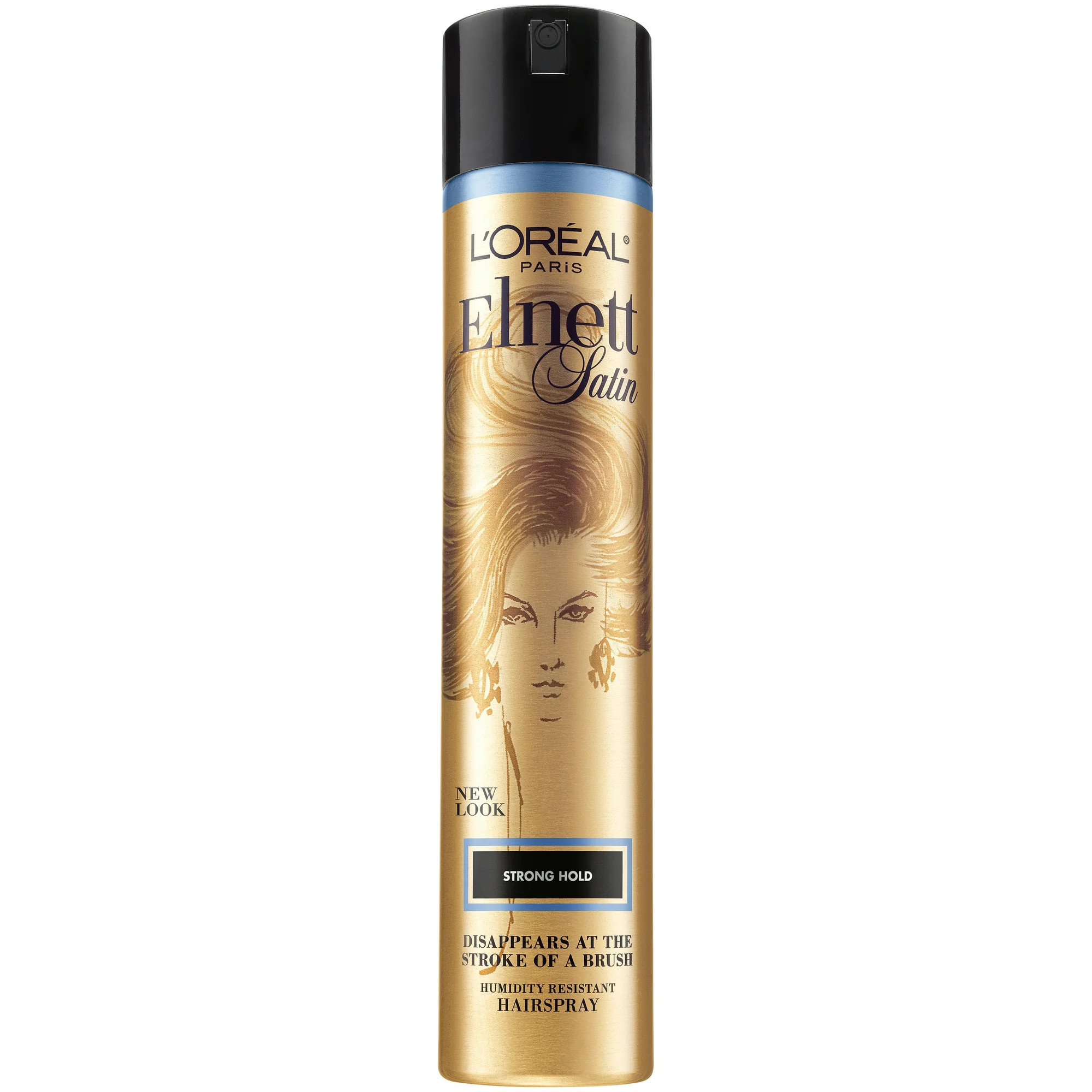 L'Oreal Paris Elnett Satin Strong Hold plus Humidity Resistant Hair Spray, 11 oz. | Walmart (US)