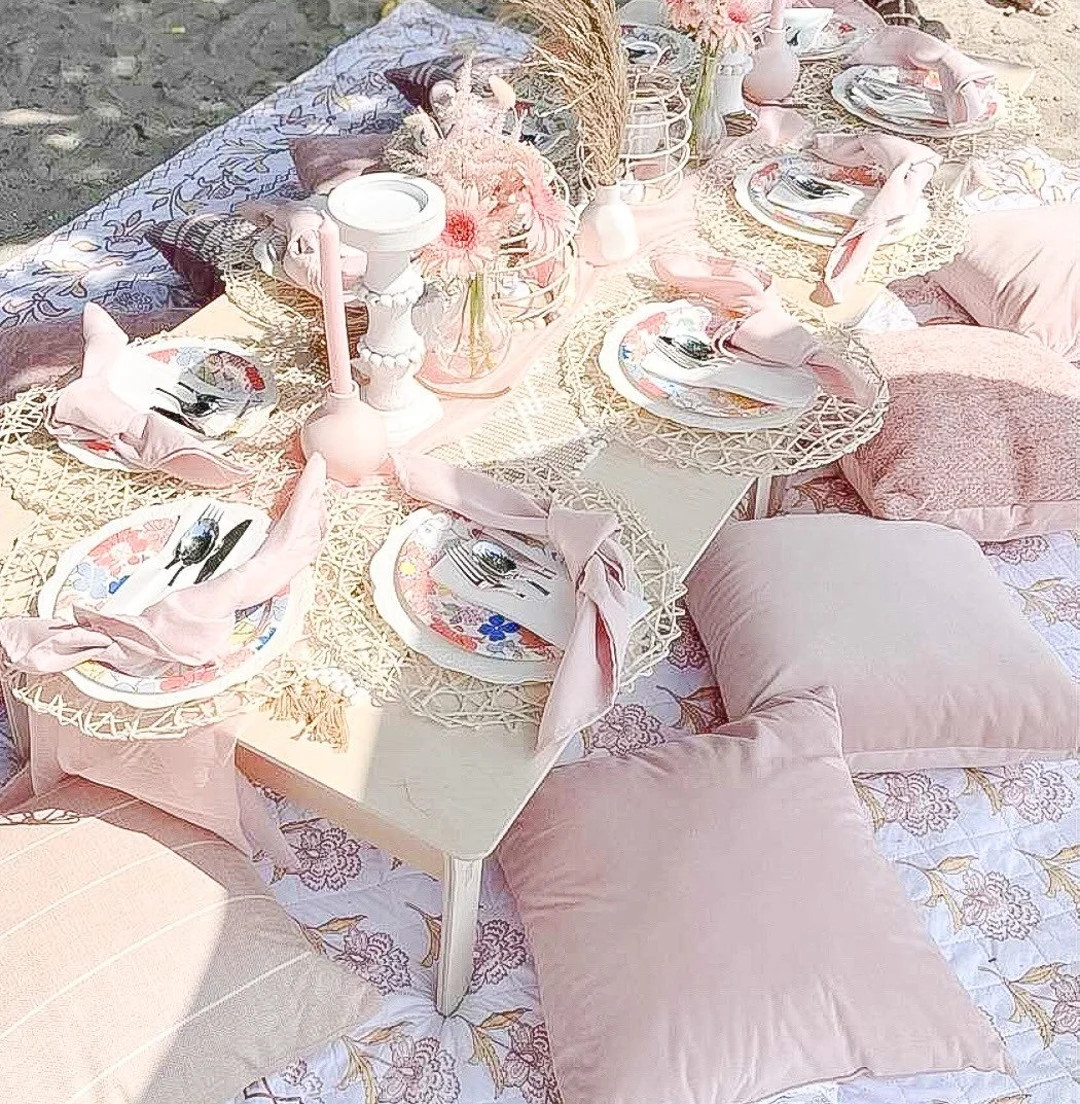 Low Picnic Table Foldable Picnic Table Kids Picnic Table All Ages Low Wood Baby Shower Table Brid... | Etsy (US)