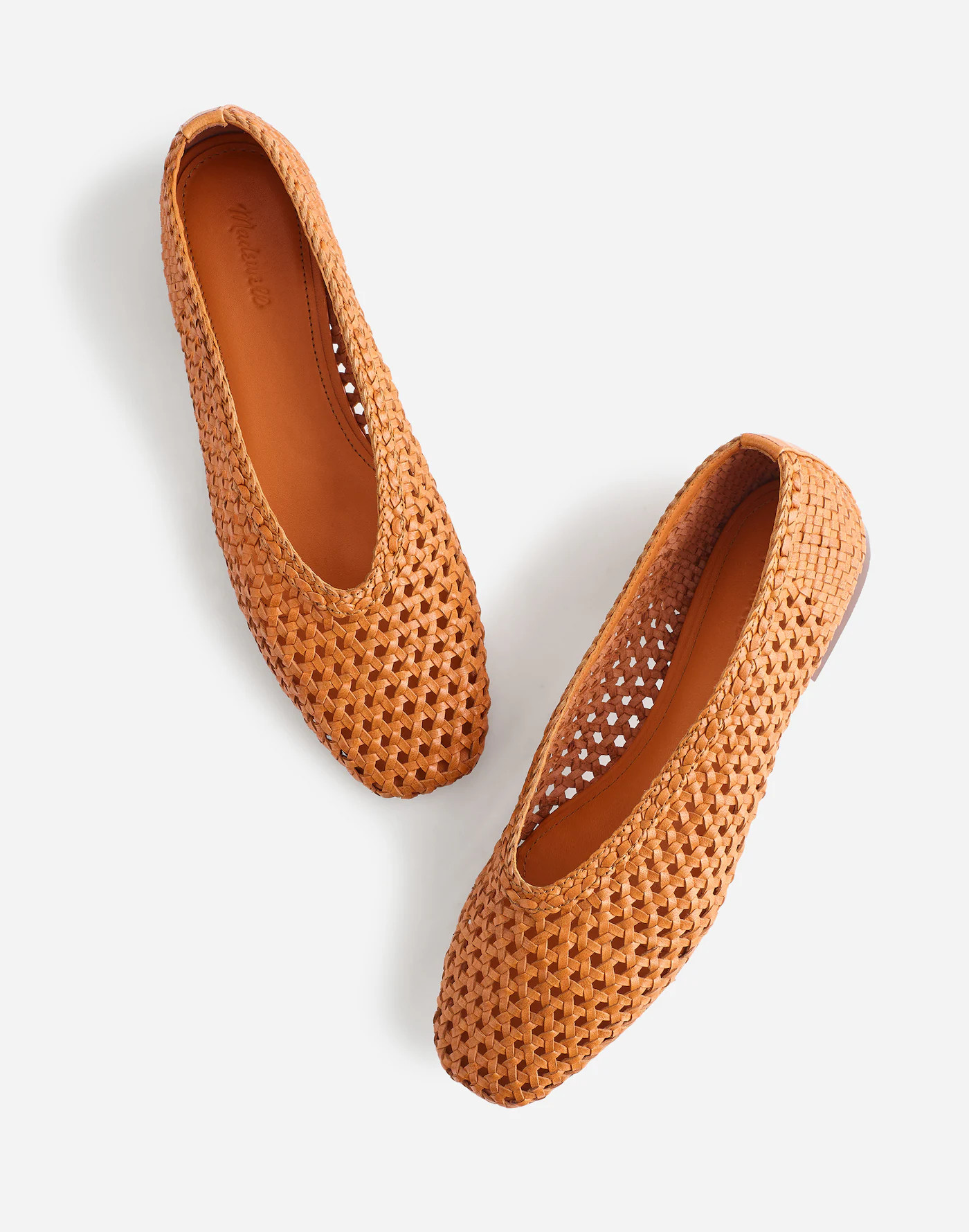 The Mylie Ballet Flat in Handwoven Leather | Madewell | Madewell