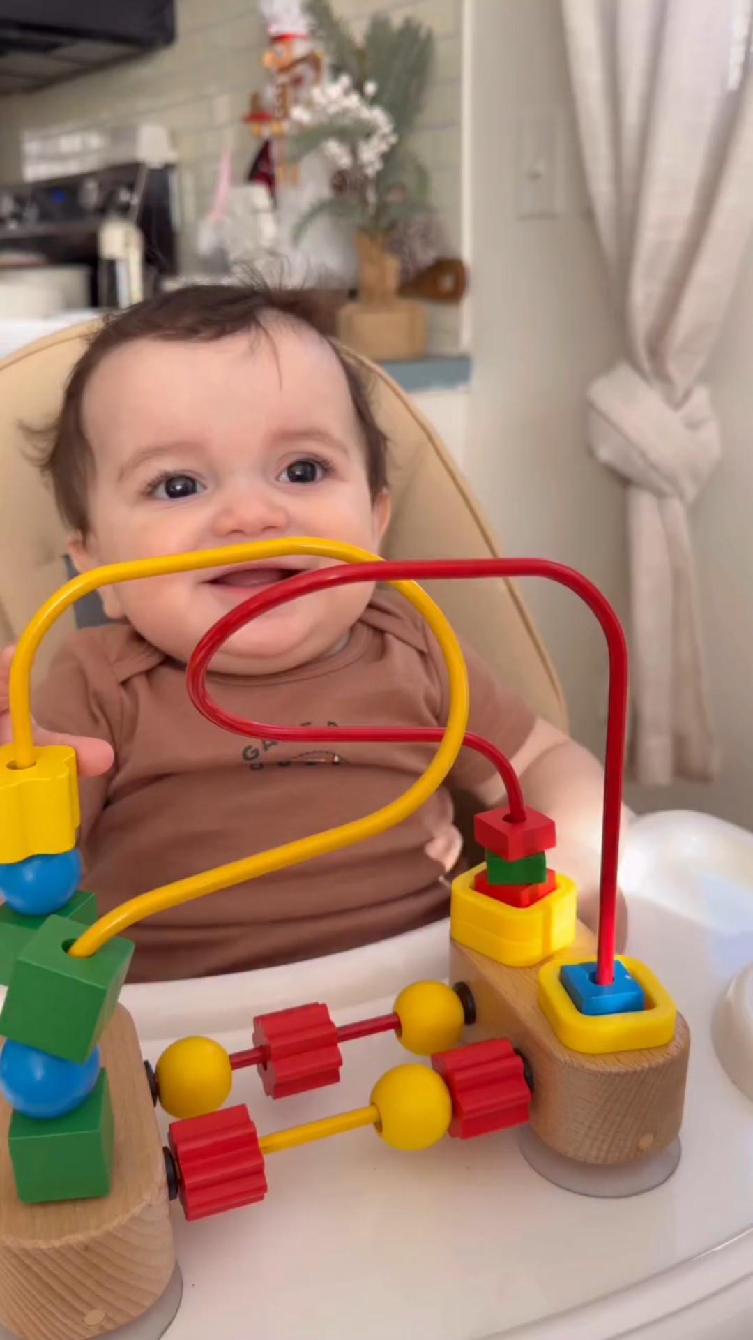 Gotta keep him entertained 🥰
My smart baby! 

#momlife #blessed #babyboy #babytoys