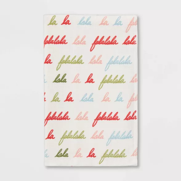 Holiday Flat Woven Hand Towel - Threshold™ | Target