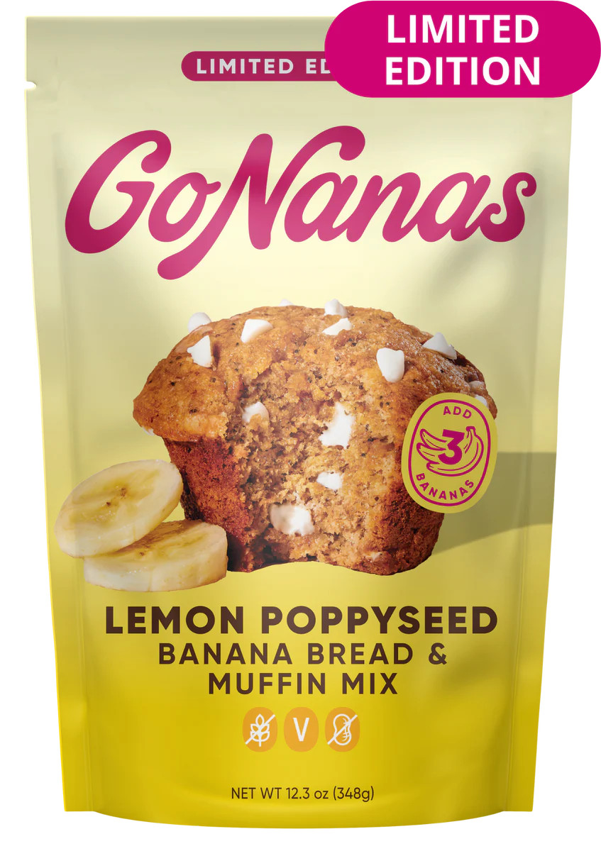 Lemon Poppyseed Banana Bread Mix | GoNanas