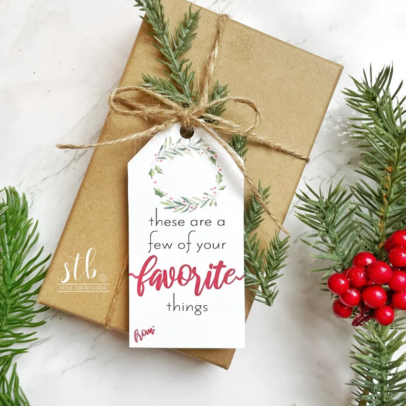 These are a Few of Your Favorite Things Printable PDF - These are a Few of Your Favorite Things P... | Etsy (US)