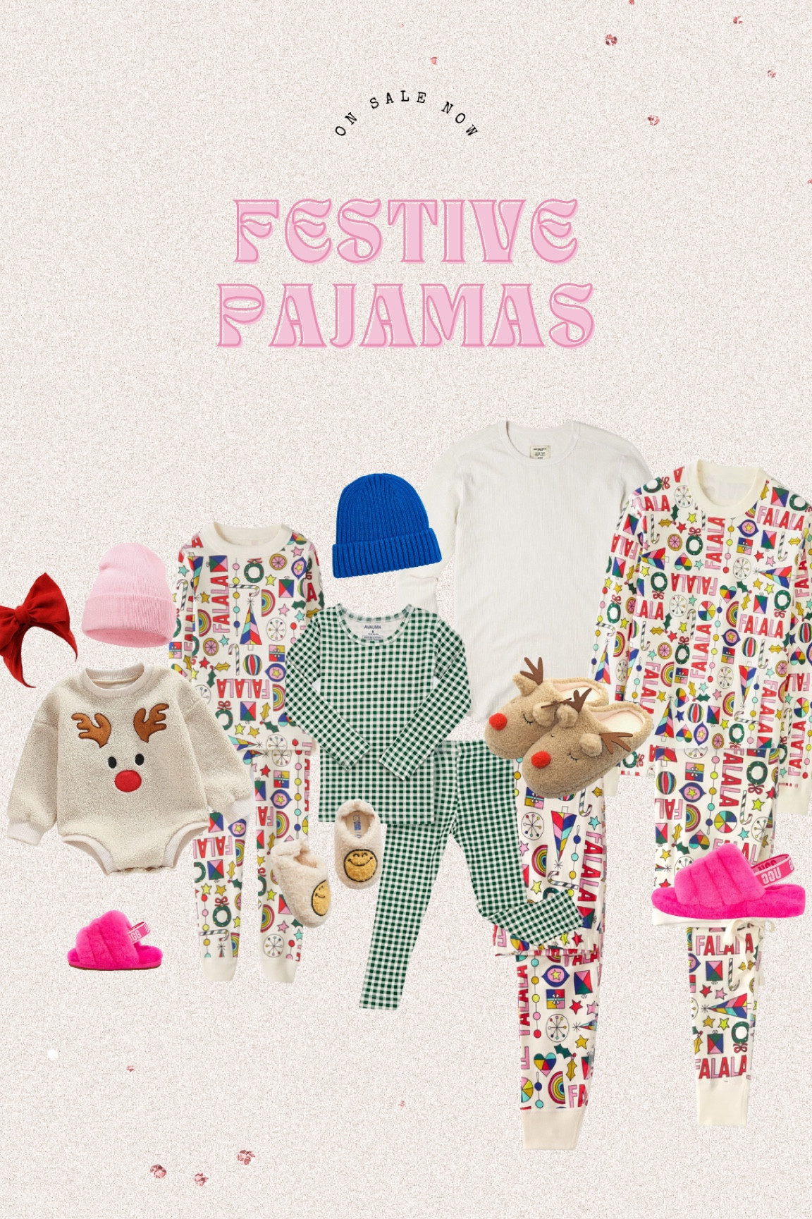 Matching family pajamas! I love how festive & fun these are! 💕💙🎅🏼✨🪩

Family pajamas on sale | Hanna Anderson family pajamas | Christmas pajamas | family Christmas pajamas | matching Christmas pajamas | matching family pajamas | kids Christmas pajamas | toddler Christmas pajamas | toddler pajamas | kids pajamas | baby pajamas | baby Christmas pajamas | toddler Christmas pajamas | matching holiday pamajas | family matching | mommy & me matching outfits | mommy and me | mommy and me slippers | hot pink ugg slippers | matching slippers | reindeer slippers | toddler beanie hat | baby beanie hat | baby girl bows | baby Christmas bows | baby slippers | baby uggs | baby ugg slippers | pink slippers | colorful pajamas | colorful outfits | #ltkgiftguide #ltkseasonal #ltkunder100 #ltkunder50 #ltkkids #ltkshoecrush #ltkfind | family gift guide | baby gift guide | toddler gift guide | gift guide for her | gift guide for him  

#LTKsalealert #LTKfamily #LTKHoliday